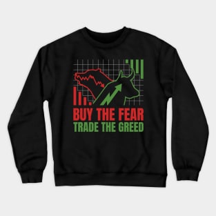 Stock market Bull And Bear Crewneck Sweatshirt